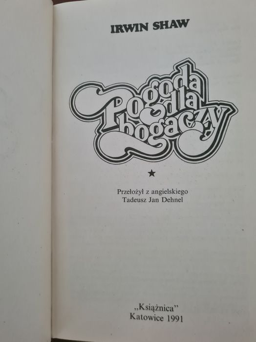 Pogoda dla bogaczy - Irwin Shaw