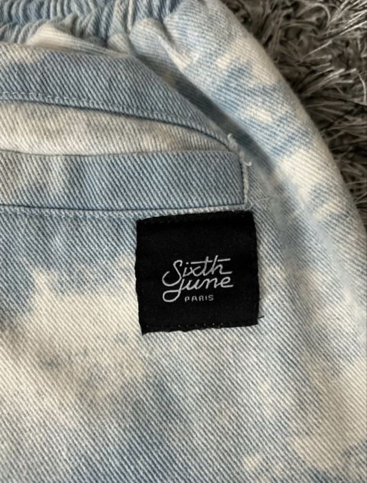 Sixth June SKY STRAIGHT PANTS Bojówki blue