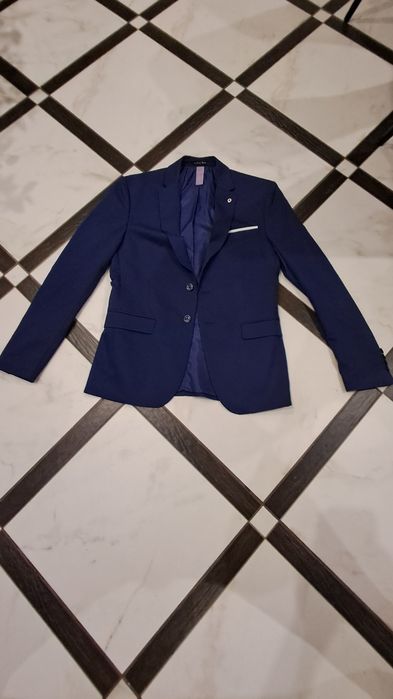 Піджак  zara man чоловічий синій