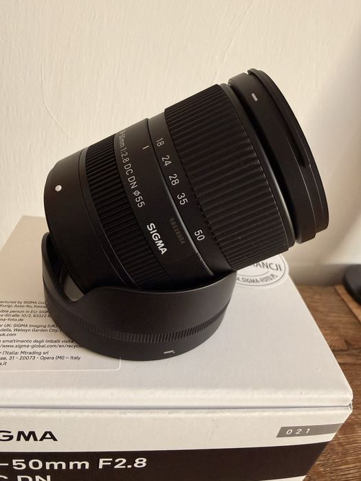 Sigma 18-50 mm f2.8 dc dn fuji x