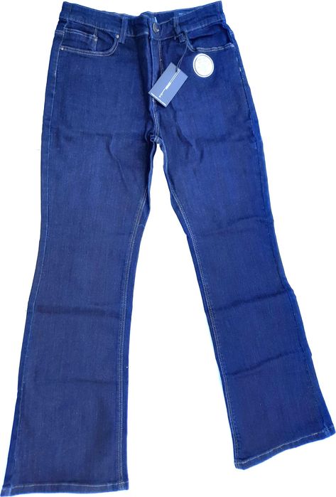40 Spodnie Jeansy Denim Essentials elastyczne 80cm