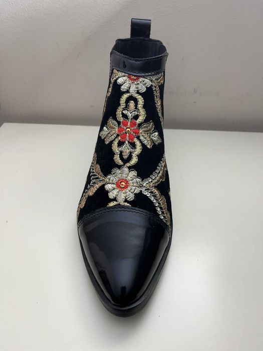 Botim Senhora com Bordado