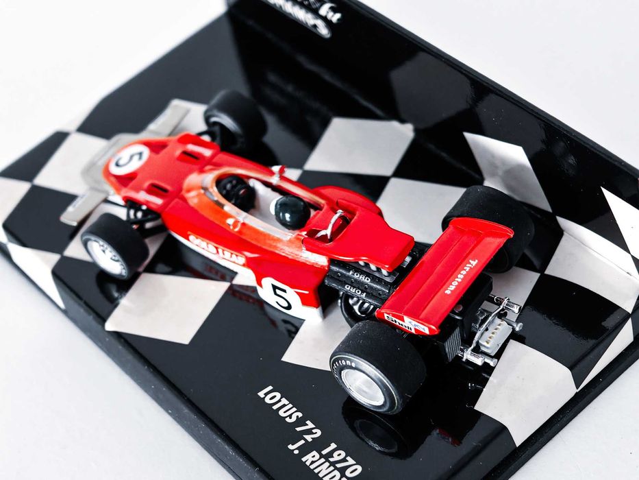 Model F1 Formuła 1 Lotus 72 World Champion 1970 J. Rindt 1/43 Minichamps