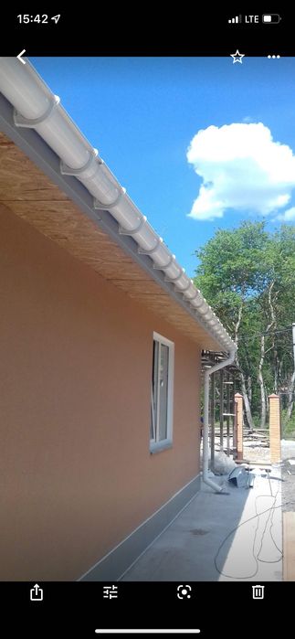 Ремонт. Установка водостока подшивки. Продажа материалов.