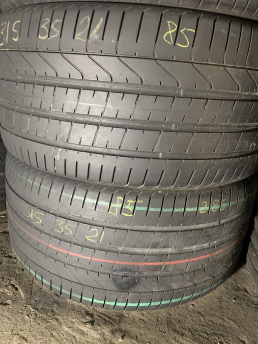 шины б/у лето 315/35 21 Pirelli Pzero