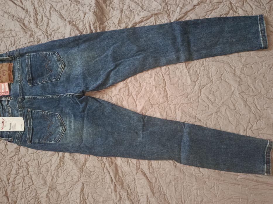 Nowe jeansy damskie M’SARA L niebieskie