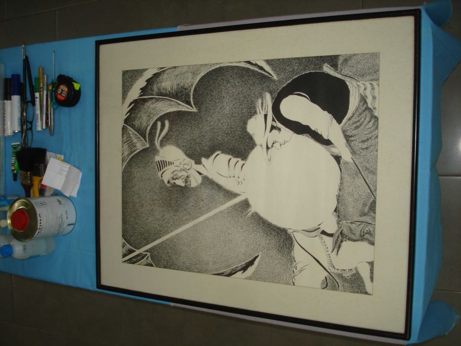 Quadro Sancho Pança autentico
