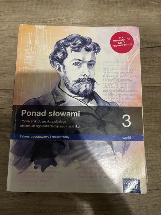 Podręcznik do języka polskiego- Ponad Słowami 3, część 1