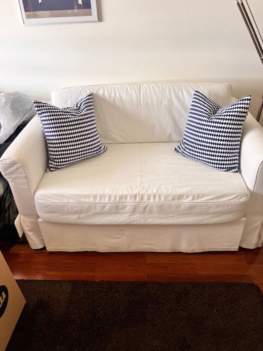 Sofá-cama em tecido IKEA