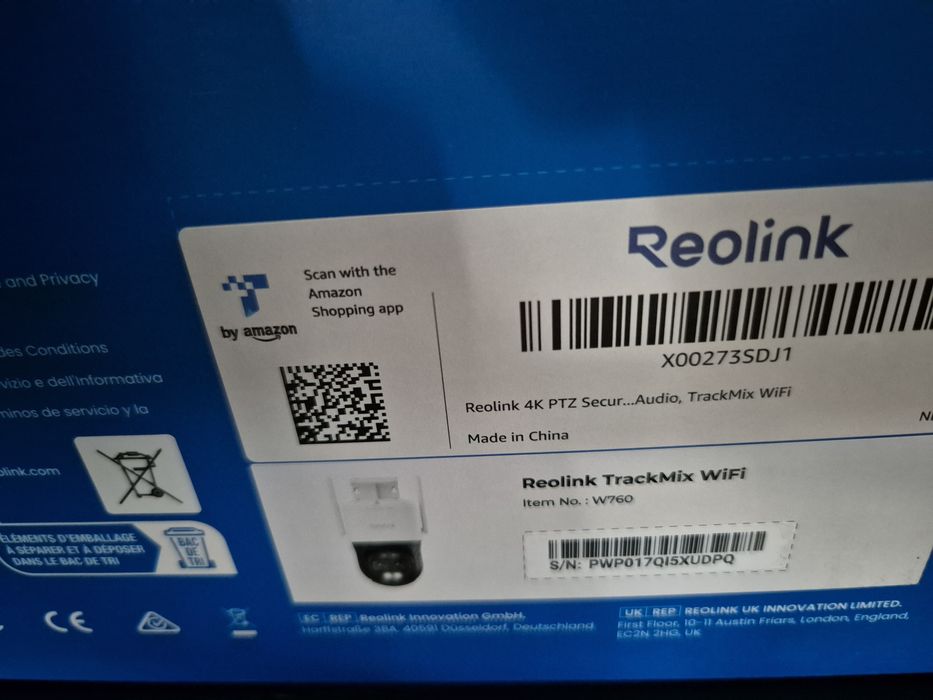 Reolink 4K PTZ Câmara de vigilância WiFi exterior