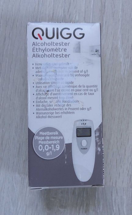 QUIGG Alkomat cyfrowy bezustnikowy Lcd