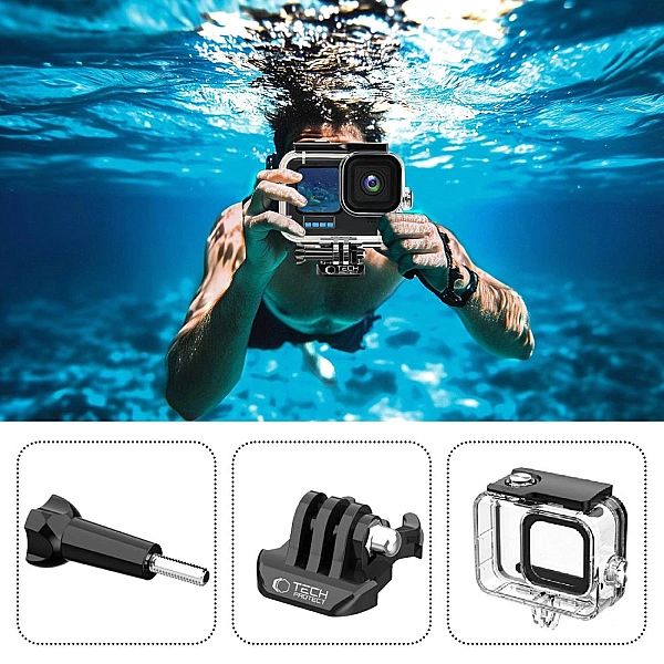 Tech-Protect Ga200 Waterproof Case Gopro Hero 9 / 10 / 11 / 12 / 13 Cl