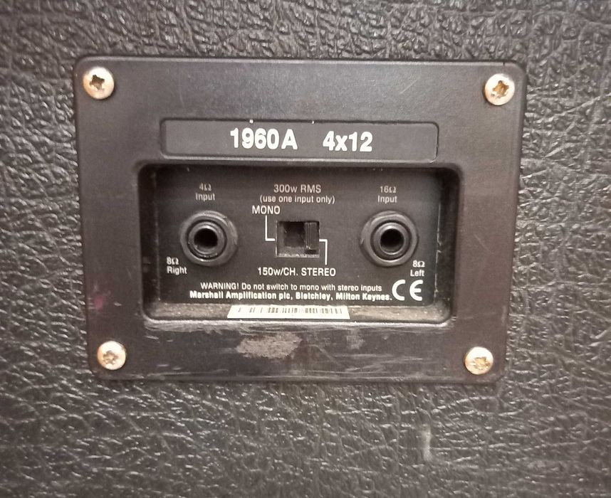Marshall EL34 100/100 + Coluna 1960A