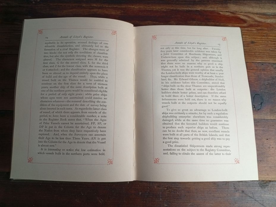 Livro Antigo e Raro: Annals of Lloyd's Register (1884)