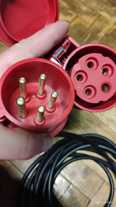 Przedłużacz siłowy 10m 5x2,5mm2 wtyk i gniazdo 32A
