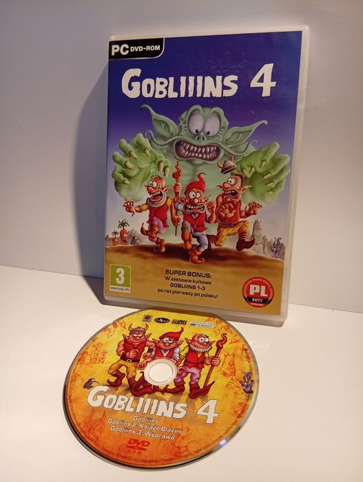 PC - Gobliiins 4 PC PL - Kultowa Przygodówka + BONUS 1-3
