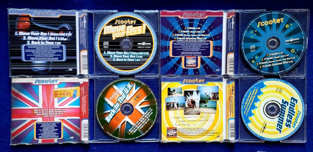 Фирменные CD Scooter Singles Eurodance Rave