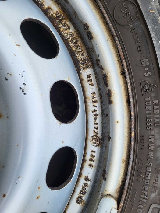 FELGI Stalowe SCUDO JUMPY PROACE EXPERT 7J 16" 5x108 ET46 + Opony Zima