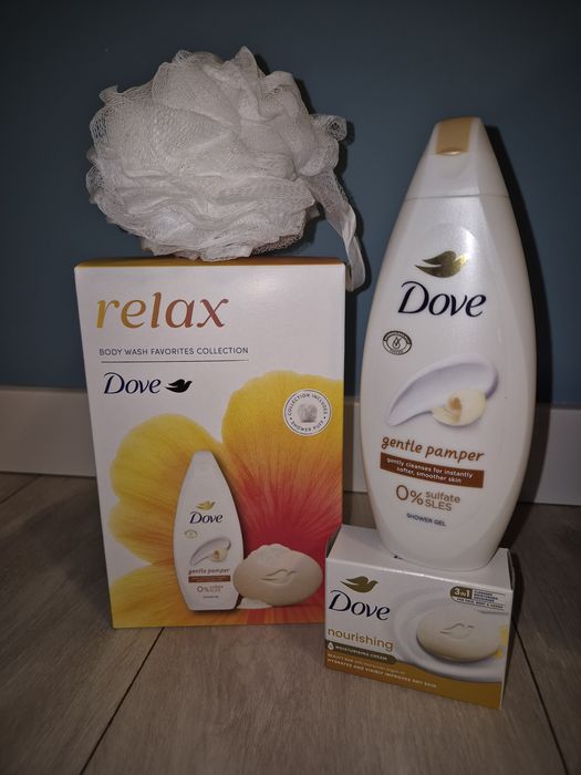 Dove Relax zestaw prezentowy – żel pod prysznic Gentle Pamper