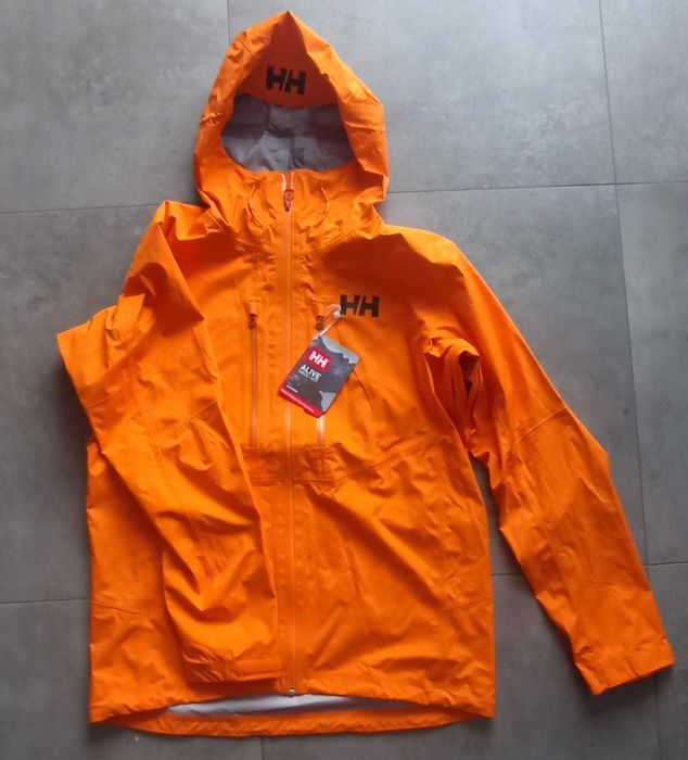 Kurtka męska 3-warstwowa Helly Hansen Shell Verglas pomarańczowa XL