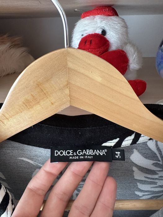 Поло Dolce & Gabbana оригінал тропічний принт р 54 (XL)