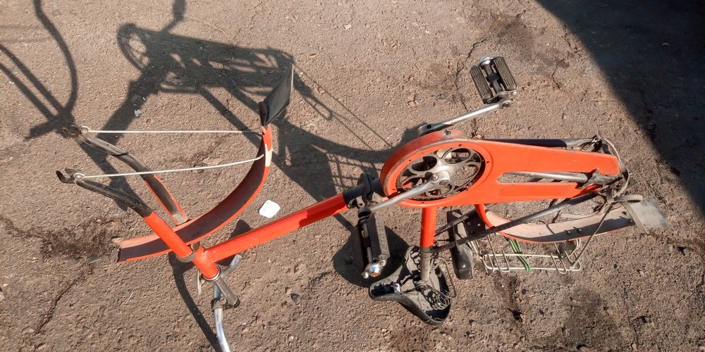 Велосипед, складной , был на 24 колёсах