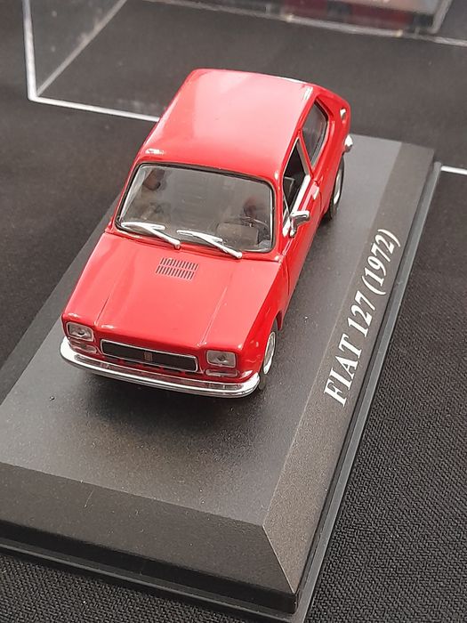 Carros Fiat 127 e Porsche 911 Carrera Rally Miniaturas escala 1/43 TOP