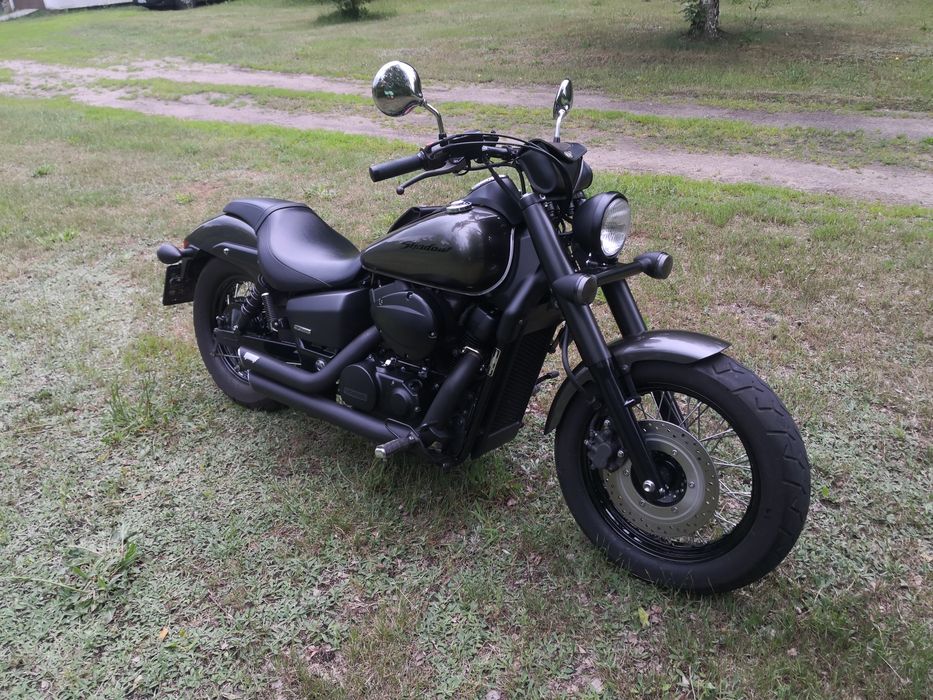 Honda shadow vt750 c2b black spirit vance hines v&h kat A2