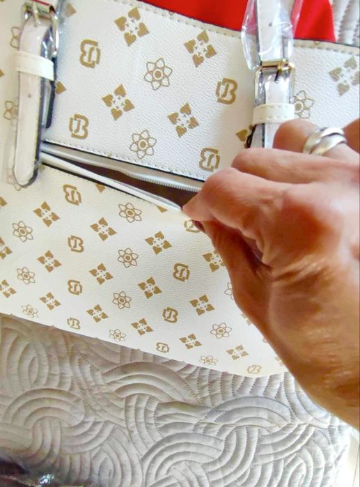 Torba shopper biała, nowa