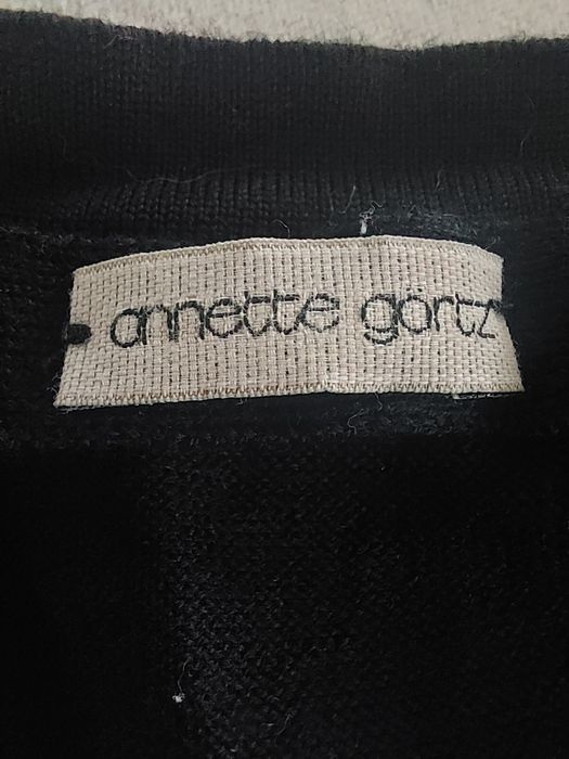 Długi damski sweter/ sukienka z wełny merino Annette Görtz rozmiar S