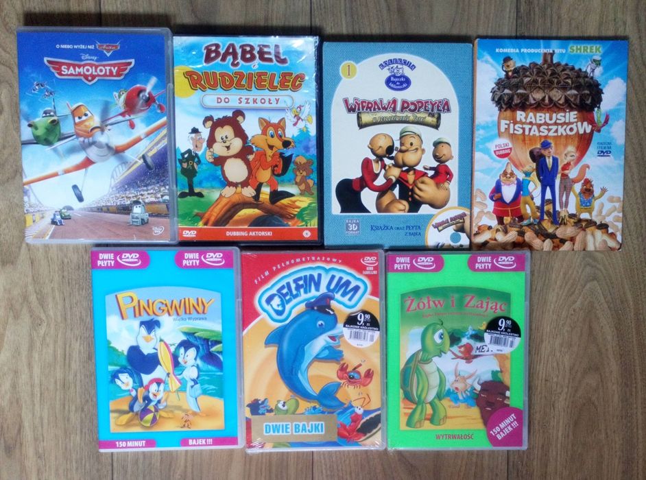 Płyty z bajkami dziecięce różne
