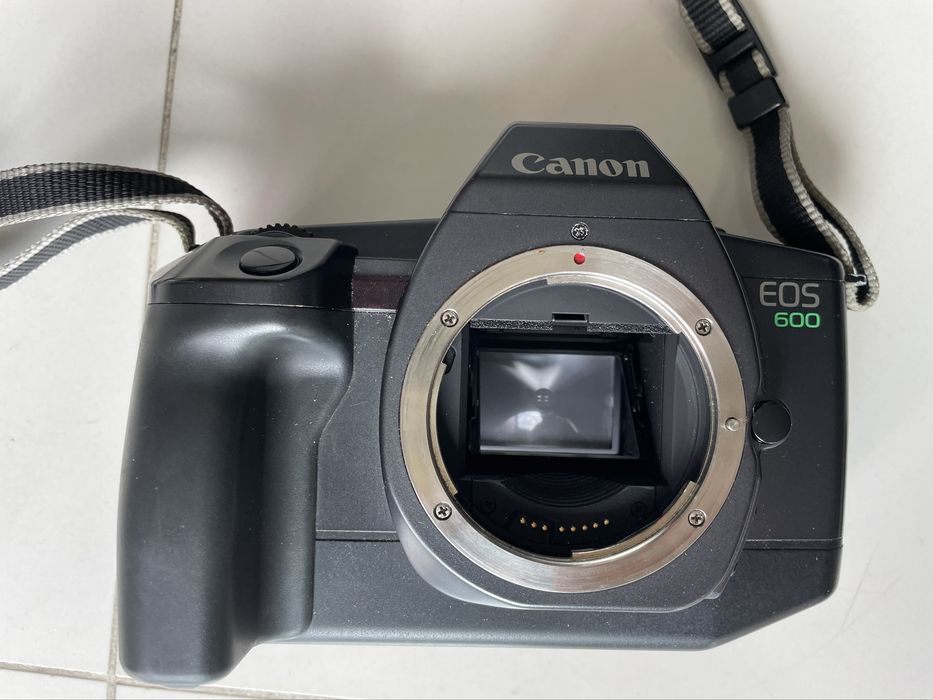 Kit vintage de fotografia CANON eos 600