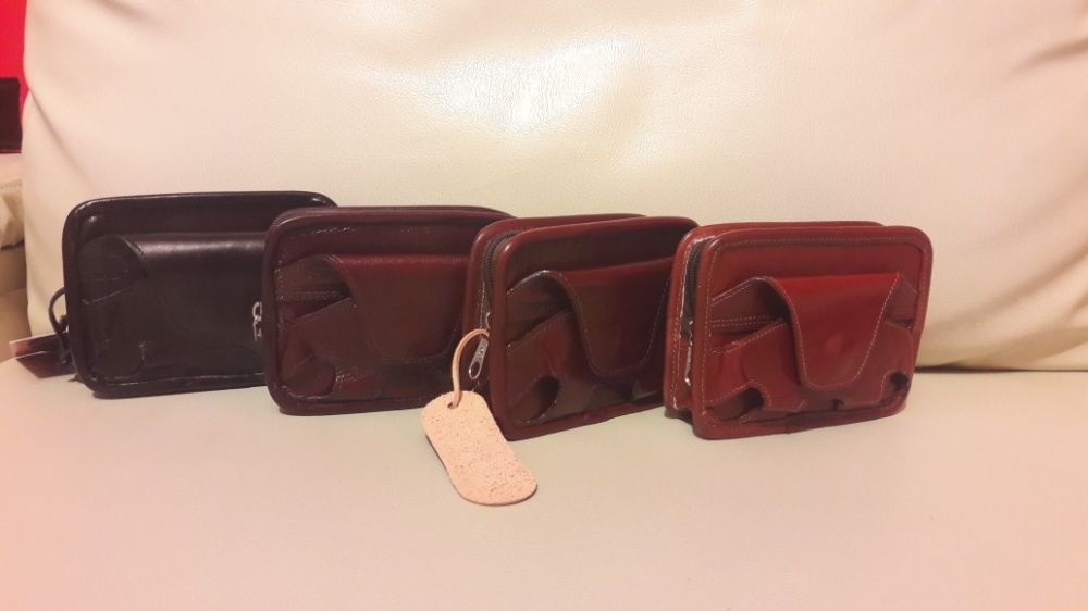 Saszetka skóra mała do paska