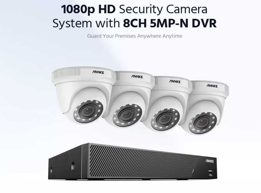 Dome Video Surveillance System * 5 MP * [4 / 8 Cameras]64740287915265120