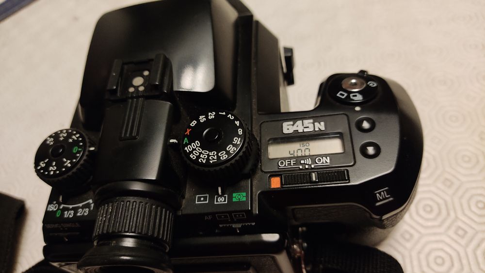 Pentax 645N Câmara analógica Médio Formato com lente 75mm 2.8 Af