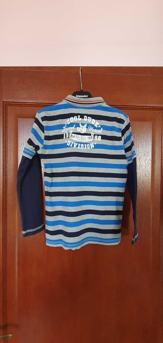 Bluza bluzka polo w paski dla chłopca 8 lat rozmiar 128