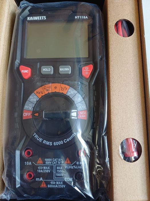 Цифровий мультиметр Kaiweets HT118A(True-RMS)