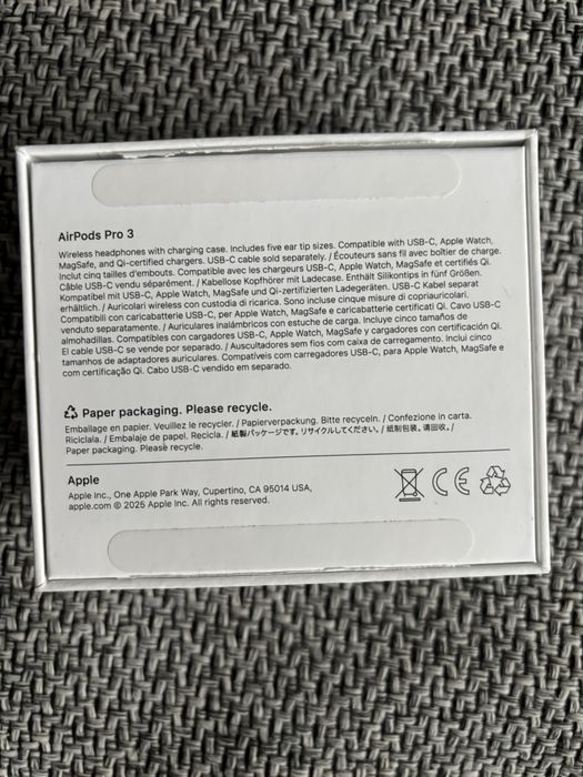 Apple AirPods Pro 3 – Nowe Oryginalne