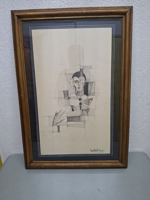 Quadro pintura Maria Helena Reis