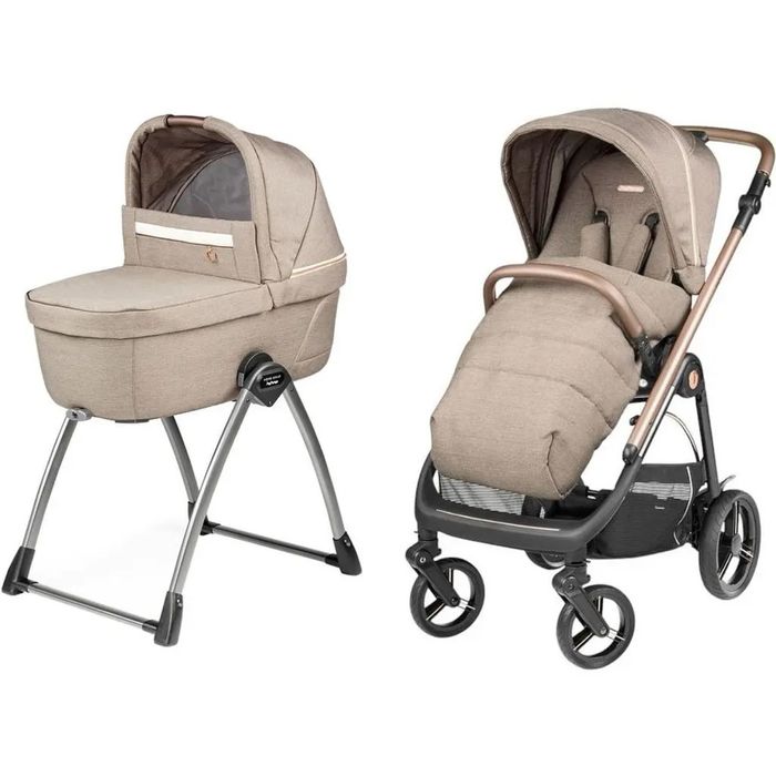 Коляска 2в1 Peg-Perego Veloce Mon Amour Рожеве золото