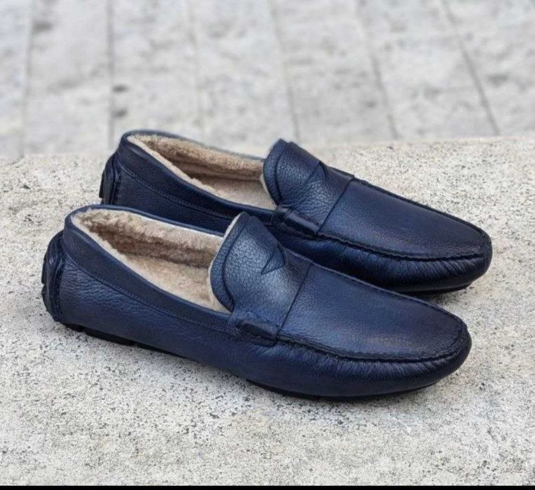 Оригинал. Зимние туфли мокасины 42р. FABI Италия.