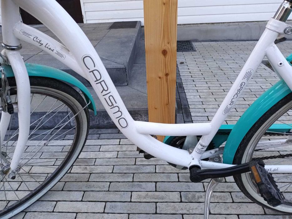 Rower damski z koszykiem