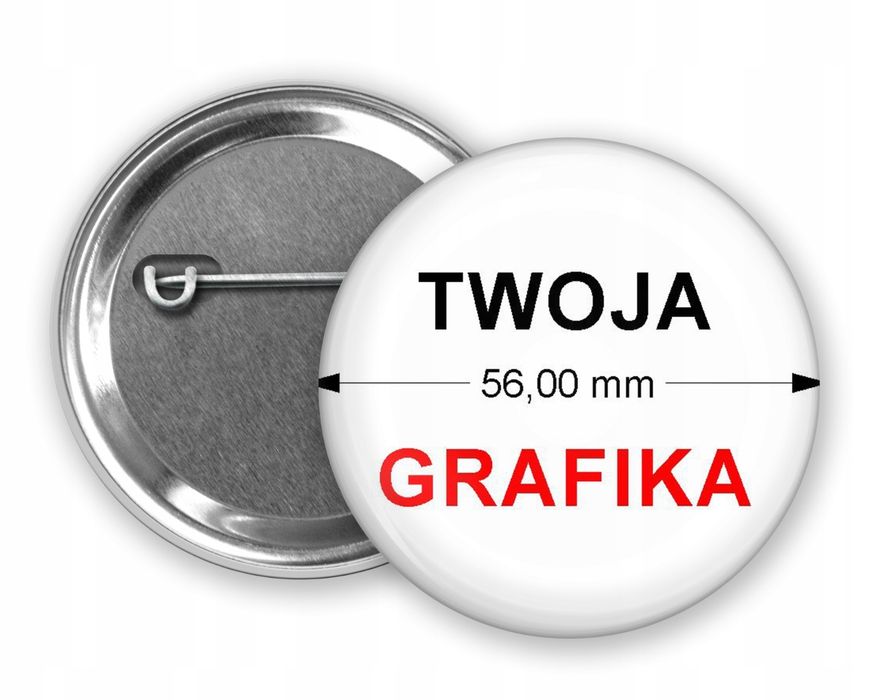 Przypinka z twoją grafiką, Twoim logo, button rajd, ZHP, koło gospodyń