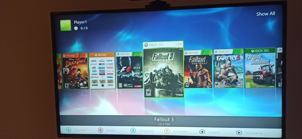 Xbox 360 RGH3 -100% ok,kinect, 2 pady, Hdd 1TB, Emulatory retro