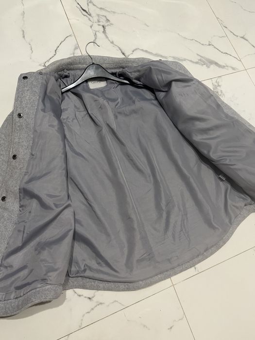 Бомьер zara теплая рубашка куртка пальто тепла сорочка