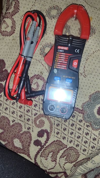 Струмовимірювальні кліщі(мультиметр) Aneng cm81