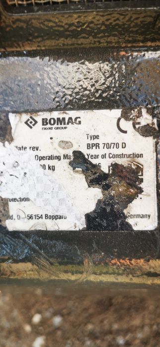 Zagęszczarka Bomag bpr 70/70
