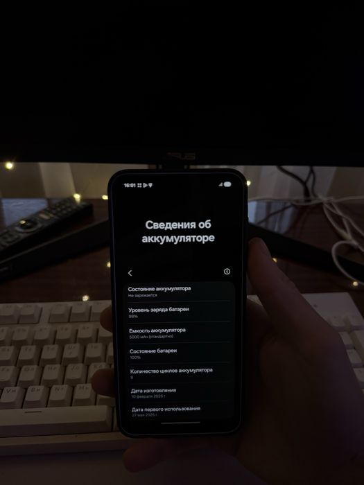 Samsung A16 100% акб 256/8