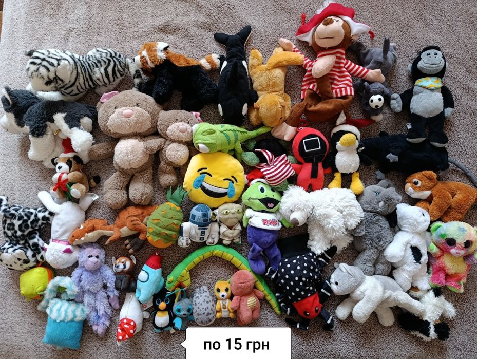 М'які іграшки глазастики