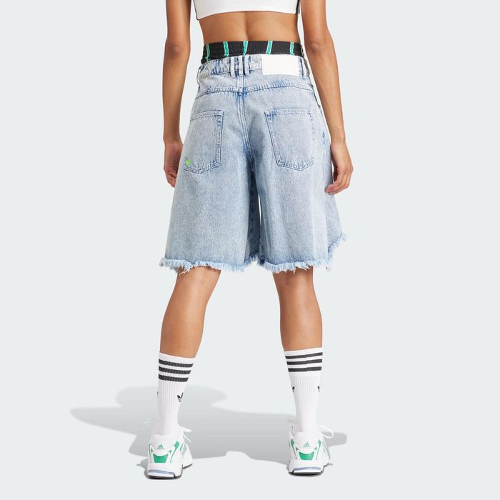 adidas KSENIA SCHNAIDER Джинсові шорти Сині